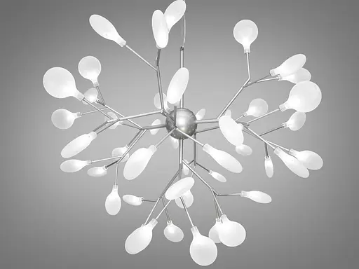 Новейшая, магнетическая, визуально привлекательная люстра "Светлячок", 45 ламп, ко - фото 3