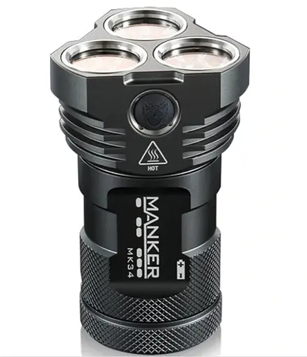 Потужний ліхтар Manker MK34 8000lm 12xCree XPG3 + подарунок - фото 10