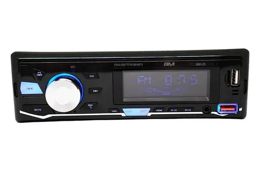 Автомагнітола Boschmann BM-25 Blue-tooth, MP3, RGB - підсвітка, 2xUSB, SD, AUX (1DIN) - фото 3