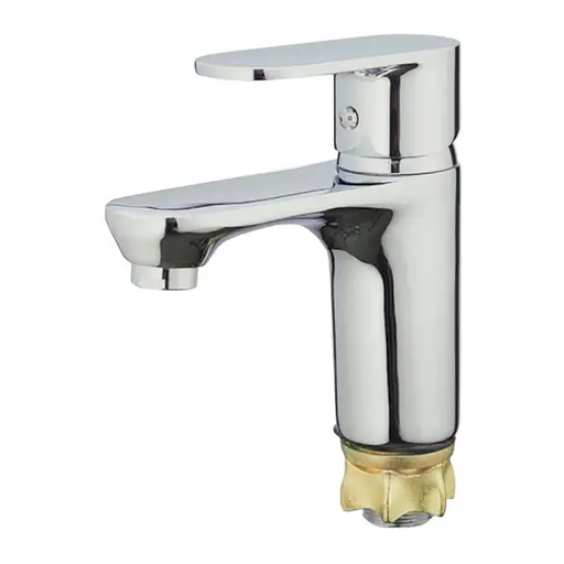 Смеситель для умывальника Wezer JEX1-450 хром - фото 2