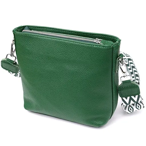 Женская кожаная сумка Vintage на каждый день 22х17.5х7.5 см sum0027581 - фото 2