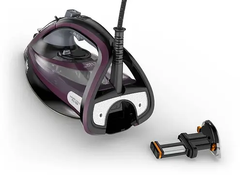 Утюг TEFAL Ultimate Pure FV9835E0, 3000 Вт, 240 г/мин, 350 мл, подошва Durilium, черно-бордовый - фото 2