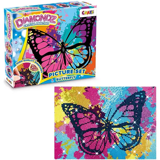 Набір для створення картини Craze Diamondz Метелик зі стразами (47798) - фото 4