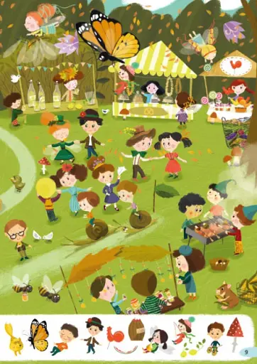 Знайди на малюнку. Прогулянка чарівним лісом - фото 5