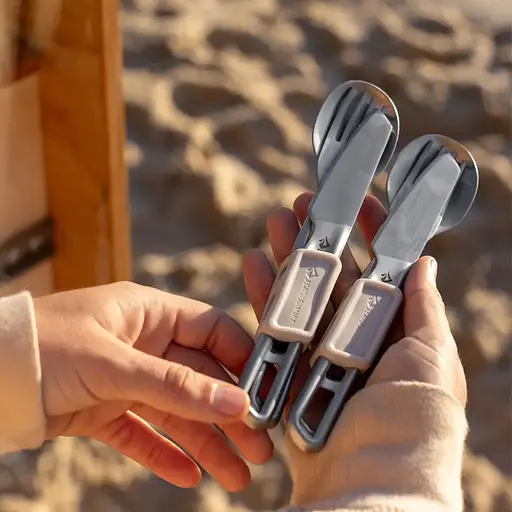 Набор столових приборов Sea To Summit Detour Stainless Steel Cutlery Set (1033-STS ACK036021-121801) - фото 2