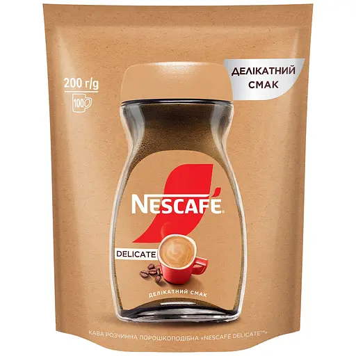 Кофе Nescafe Delicate растворимый порошкообразный 200 г