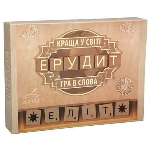 Настільна гра Arial Ерудит (елітна версія) (укр.) (91022) - фото 1