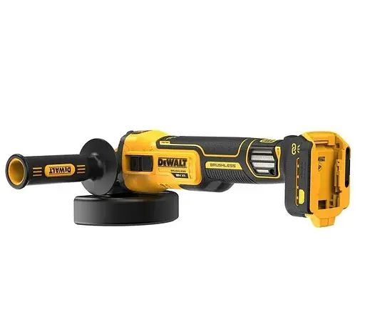 Шлифмашина угловая аккумуляторная DeWalt с АКБ и ЗУ DCG409VST1 - фото 7