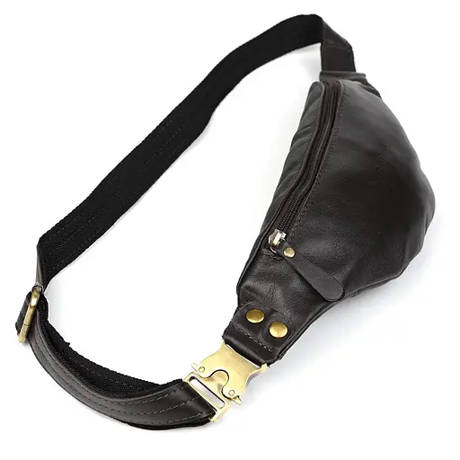 Жіноча шкіряна сумка-бананка Tarwa 31х11х2 см sum0026369 - фото 2