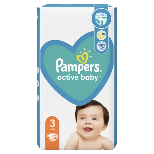 Подгузники Pampers Active Baby 3 (6-10 кг) 58 шт.  - фото 2