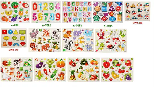 Вкладиші дерев’яні, ручка-тримач, C73257 (В асортименті) - фото 4