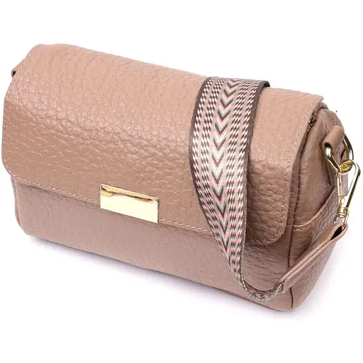 Шкіряна сумка Vintage з оригінальною плечовою лямкою 20.5х13х9.5 см sum0029004 - фото 1