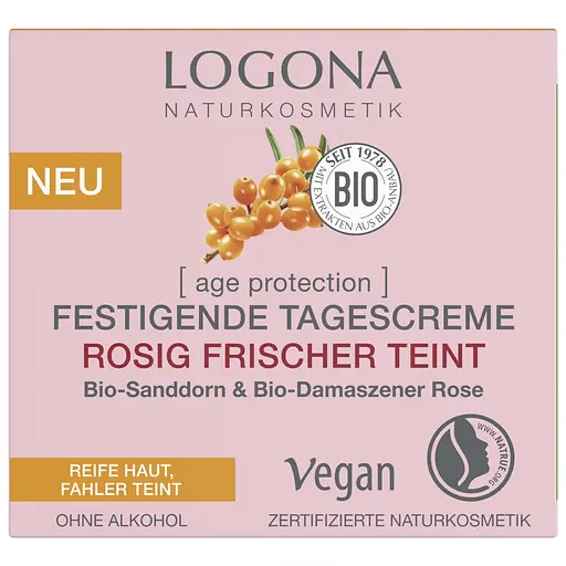 БИО-Крем дневной против морщин Свежее сияние с Облепихой и Розой Logona 50 мл - фото 3