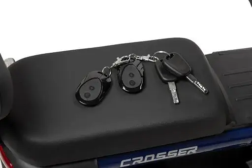 Електроскутер Двомісний Crosser CR2 (800W, 60V, 24Ah, графенові АБК) Червоний - фото 4