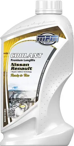 Антифриз MPM Premium Longlife Renault-Nissan -40C 1л (86001CRN)