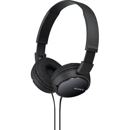 Навушники Sony On-ear MDR-ZX110 3.5 mini-jack чорні - фото 1