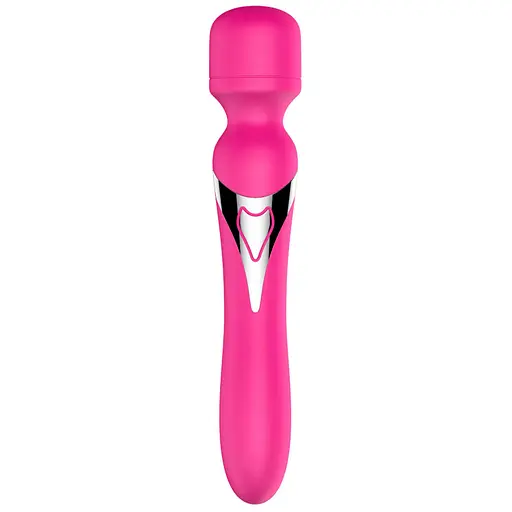 Вібратор B - Series Fox Dual Massager Pulsator 22.6 см (рожевий) - фото 10