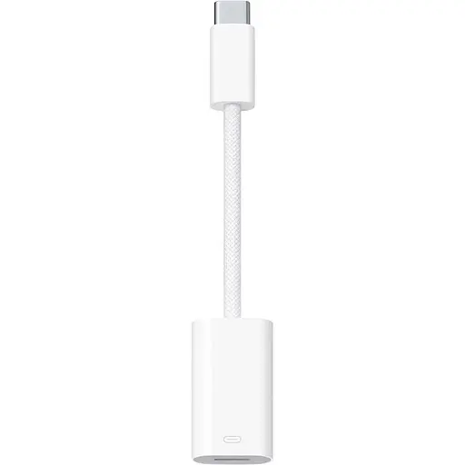 Адаптер USB Type-C Apple USB-C to Lightning Adapter White (MUQX3)
