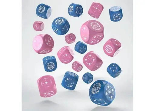 Набір кубиків Crosshairs Compact D6: Blue&Pink (20 шт.) (STCA02) - фото 2