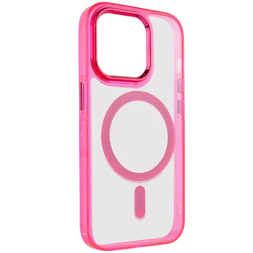 Чохол Epik TPU Iris with MagSafe для Apple iPhone 13 Pro 6.1 Малиновий - фото 2