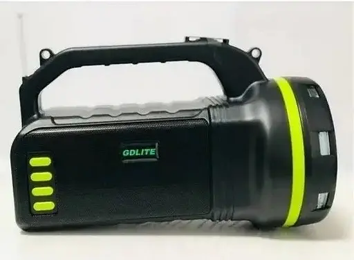 Ліхтар із сонячною батареєю GDLite GD-2000A 10W + Power Bank + 3 лампи + FM + Bluetooth + microUSB (2 режими) - фото 3