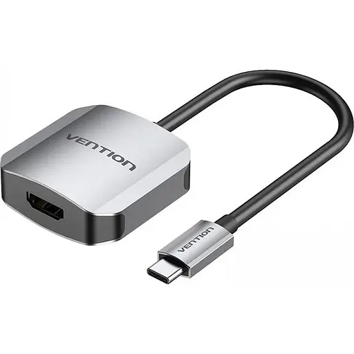 Перехідник Vention USB 3.1 Type-C HDMI F 4K 30HZ кабель 0.15 м сірий