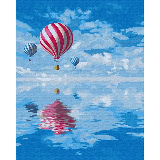 Картина по номерам Oтражение шаров Brushme 40x50 см разноцветная 000277202