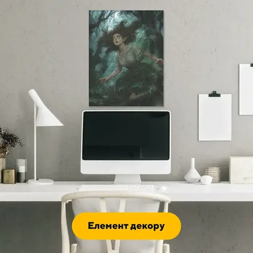 Деревянный фигурный пазл Мавка, А2, Деревянная коробка 300+ элементов - фото 5