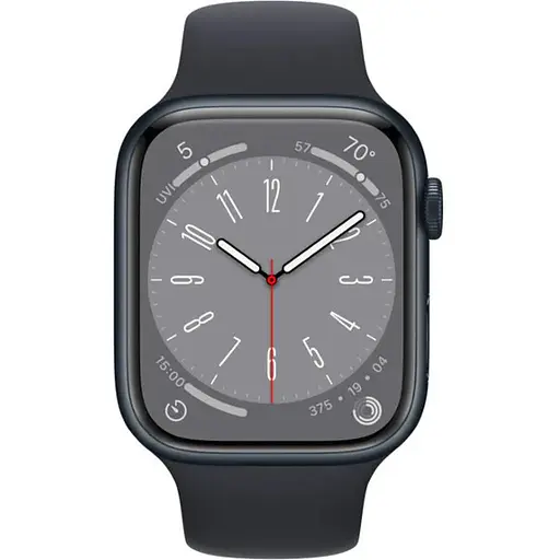 Apple Watch Series 8 41mm GPS Midnight Aluminium Case Midnight Sp/B MNU83LL/A A2771 (MNU83) - фото 2