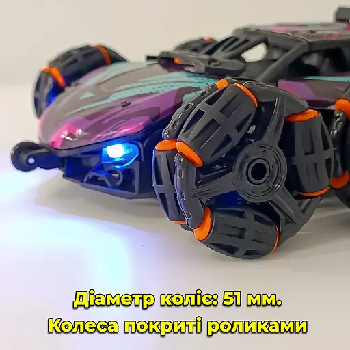 Радиоуправляемая машинка 6x6 Wheel. Вращающая ось. Пускает пар. С фарами - фото 9