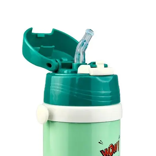 Дитячий харчовий термос Magio MG-1049 кришка із замком 350 мл Зелений - фото 2