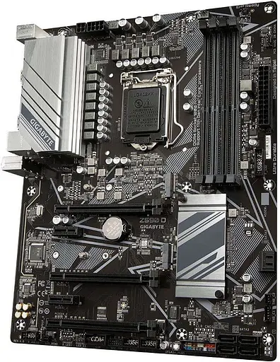 Материнская плата Gigabyte Z590 D (Z590 D) (Socket 1200, Intel Z590, ATX) Б/у - фото 2
