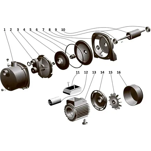 Поверхневий відцентровий насос Optima JET100S-PL (7579) [132991] - фото 6