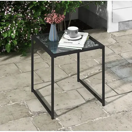 Садовый стол Costway Trotten с металлическим каркасом - фото 8