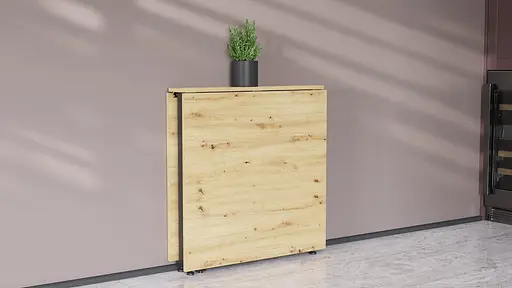 Стіл-книга трансформер Оріон 2 Ferrum-decor 750x1520x730 Чорний метал ДСП Дуб Артізан 16 мм (FRD-104588) - фото 6