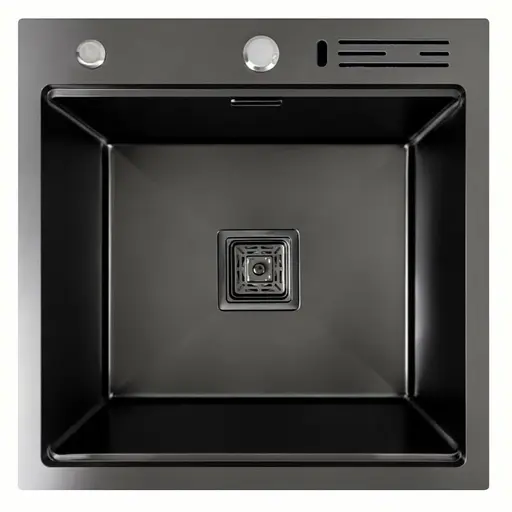 Кухонная мойка Platinum HANDMADE с подставкой для ножей (SP000040746) - фото 1