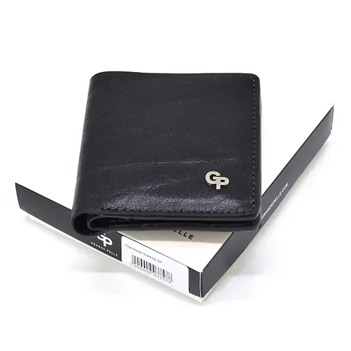 Мужской кожаный кошелек Grande Pelle 10х10х2 см acs0029261 - фото 8
