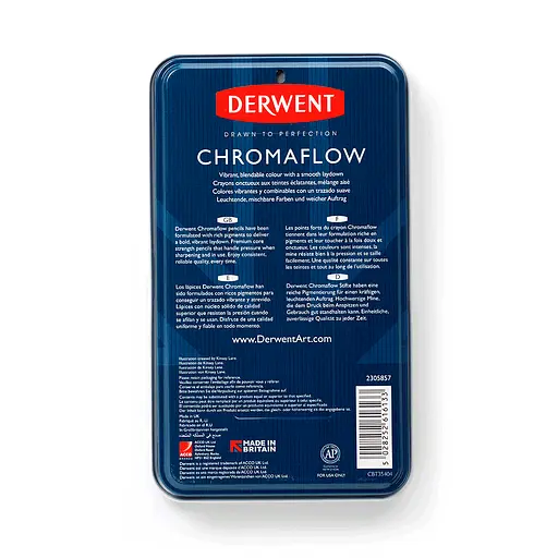 Кольорові олівці Colour Chromaflow 24 шт Derwent - фото 2