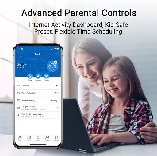 Роутер ASUS RT-BE55 (90IG0A80-MO3C00) - фото 9