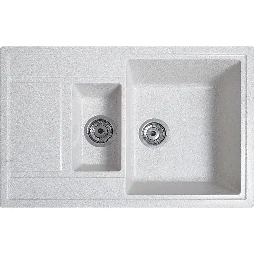 Кухонна мийка Romzha Jorum 78D Biela (101)