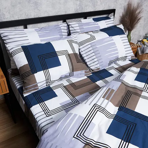 Набір наволочок Moon&Star Бязь Gold Люкс Bold Lines 60х60 см 2 шт - фото 2