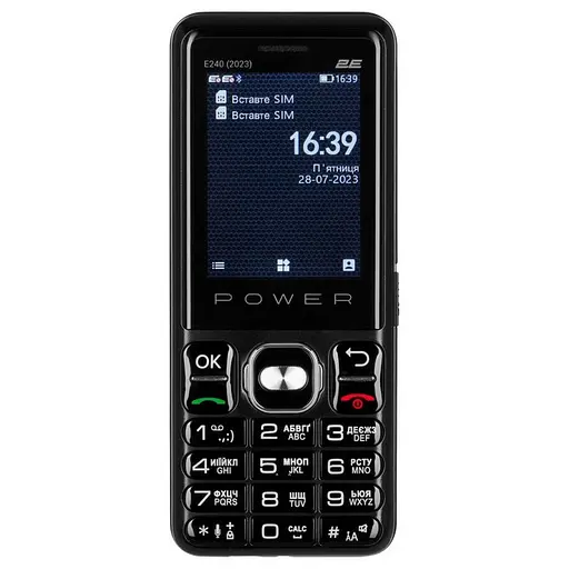 Мобильный телефон 2Е E240 2023 Dual Sim черный (688130251068) - фото 2