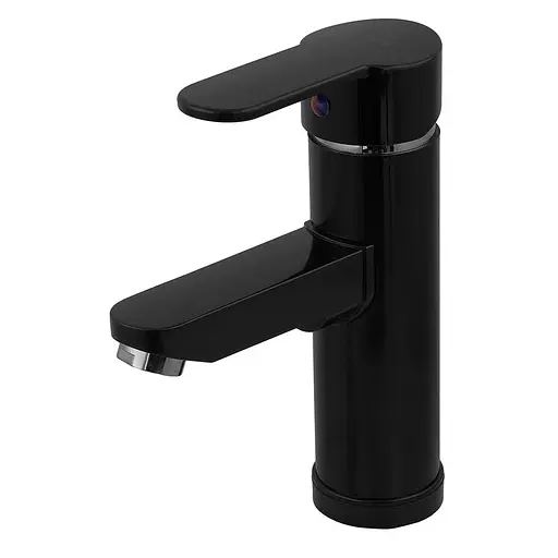 Змішувач для умивальника Plamix RAUL-001-A black PM0653, Чорний - фото 1