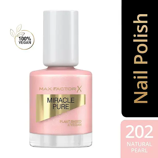 Лак для ногтей Max Factor Miracle Pure, тон 202 (Natural Pearl), 12 мл - фото 3