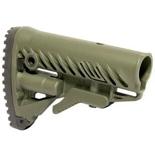 Приклад телескопический Fab Defense для AK 47 полимер зеленый