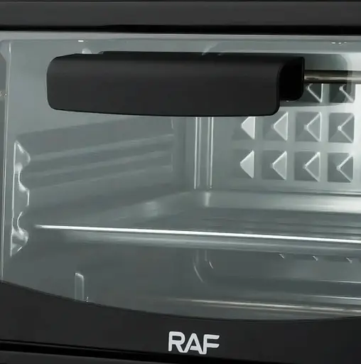 Печь электрическая RAF R.5305G 12 л электропечь мини духовка 800 Вт 250°С таймер 2 тена Черный - фото 5
