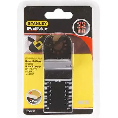 Занурювальне пильне полотно Stanley 15 TPI 1 x 32 x 40 мм HCS для MT300KA (STA26105) - фото 1