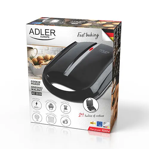 Электрическая орешница Adler AD 3039 форма для выпечки орешков - фото 10