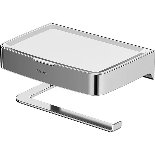 Держатель туалетной бумаги с коробкой AM.PM Inspire 2.0 хром A50A341500 Хром - фото 1