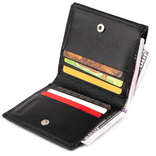 Жіночий шкіряний гаманець ST Leather 10х9х1.3 см acs0015756 - фото 5